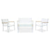 Set mobilier exterior Jacie 4 piese metal-texMarone