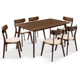 Set de dining Benson - Toto 7 piese 150x90x75cm