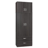 Dulap cu 2 uși și cabinet Zelia 79x42x240cm