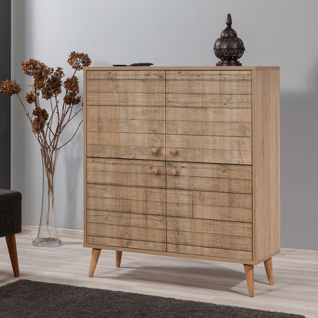 DULAP MULTIFUNCTIONAL Multilüx Multi Purpose Cabinet 6, Stejar Sonoma, 111x36x95 cm