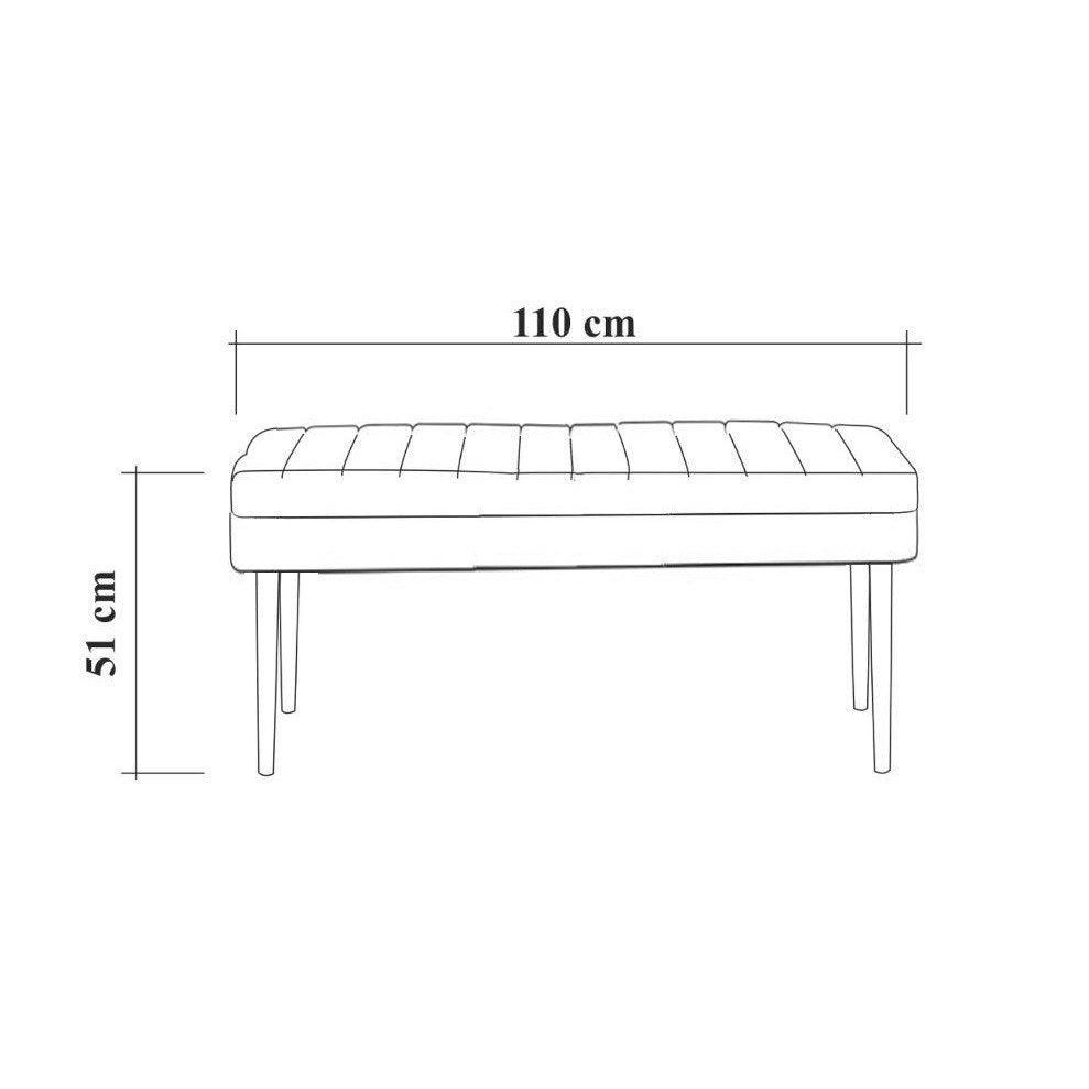 Bancă Vina  - 2 -
Atlantic,
Green Bench 4, Alb, 50x40x110 cm