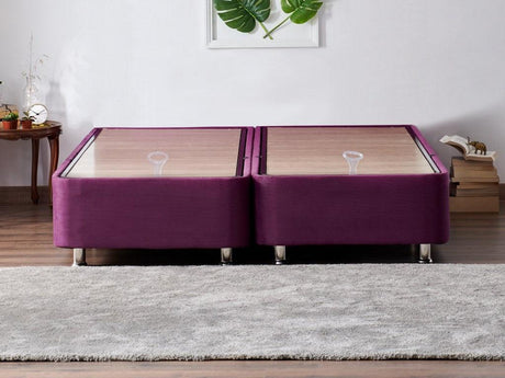 Baza de pat dublu Purple Double, Violet, 140x10x190 cm