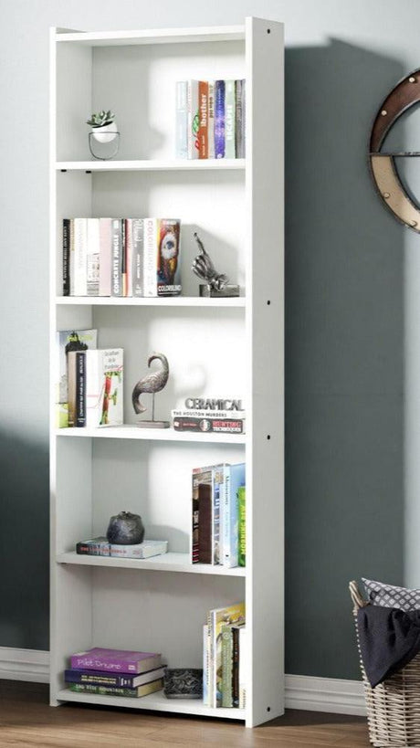 Biblioteca Smart Home, 5 rafturi, 60 x 180x 19 cm