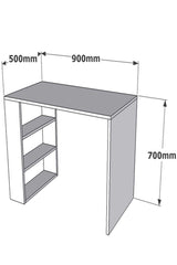 Birou Cher, Nuc, 90x70x50 cm