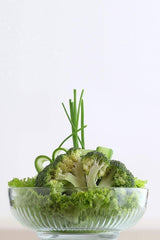 Bol de salată, Transparent, 25x12x25 cm