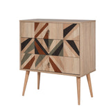 Comoda City Trio Dresser 6, Multicolor, 89x40x80 cm