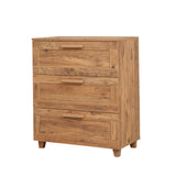 Comoda Gravis - Atlantic Pine, Stejar, 80x95x43 cm