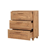 Comoda Gravis - Atlantic Pine, Stejar, 80x95x43 cm