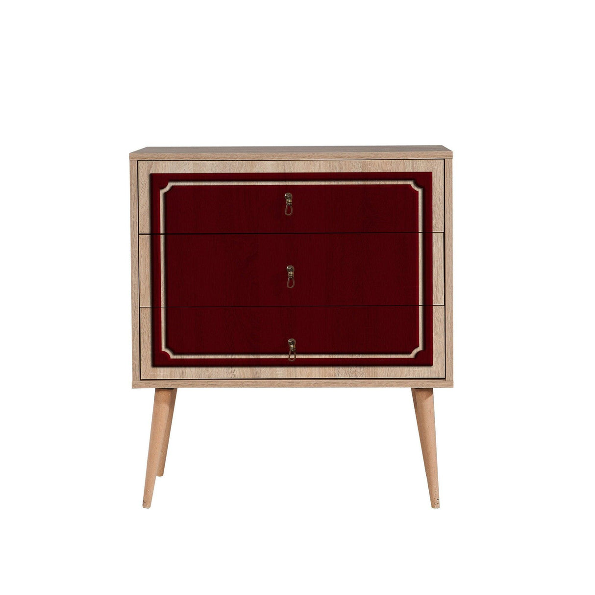 Comoda Trio Dresser 10, Sonoma, 90x40x80 cm
