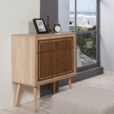 Comoda Trio Dresser 11, Sonoma, 90x40x80 cm