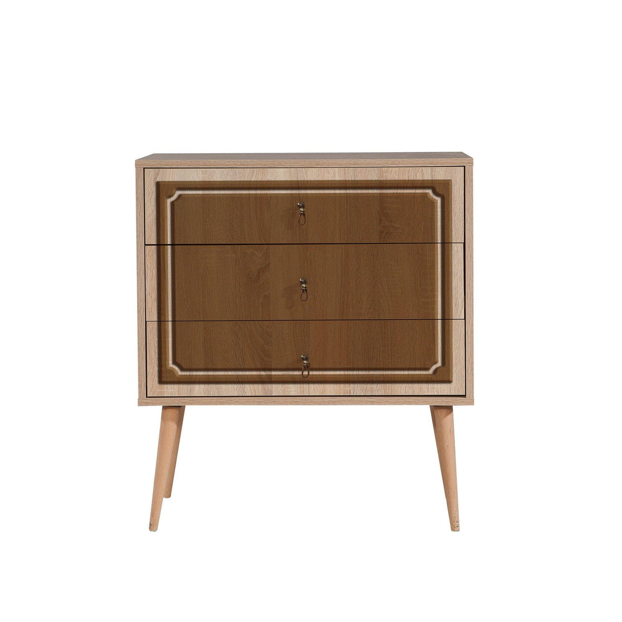 Comoda Trio Dresser 11, Sonoma, 90x40x80 cm