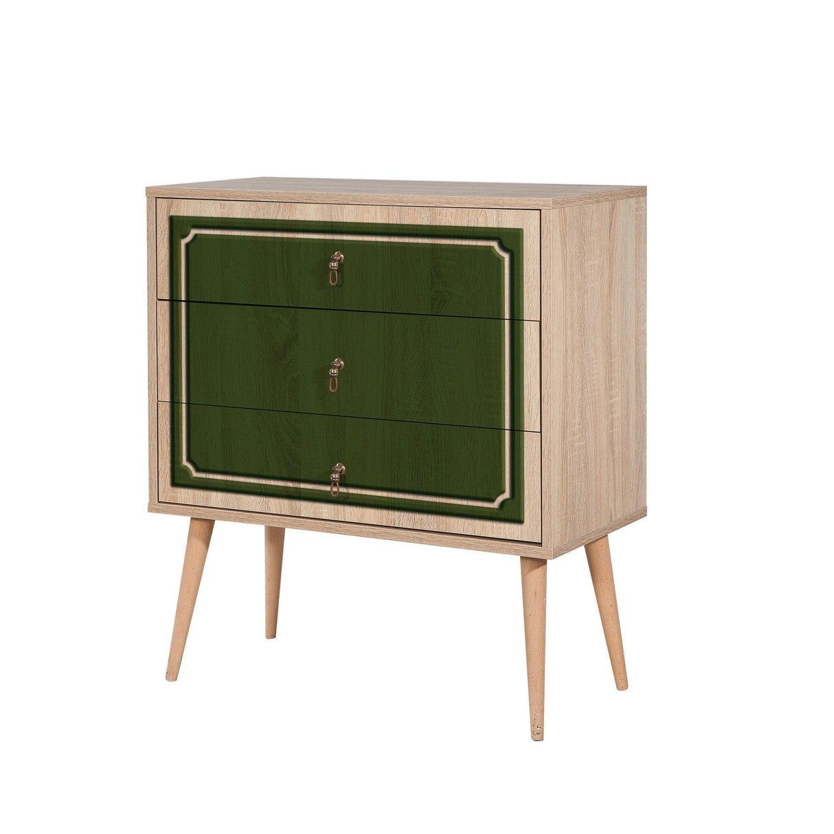 Comoda Trio Dresser 12, Sonoma, 90x40x80 cm