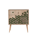 Comoda Trio Dresser 2, Sonoma, 90x40x80 cm