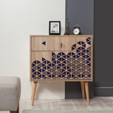 Comoda Trio Dresser 4, Sonoma, 90x40x80 cm