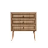 Comoda Trio Dresser 7, Stejar Sonoma, 90x40x80 cm