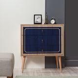 Comoda Trio Dresser 9, Sonoma, 90x40x80 cm