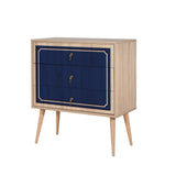 Comoda Trio Dresser 9, Sonoma, 90x40x80 cm