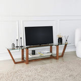 Comoda TV Amalfi - Walnut, Nuc, 35x35x158 cm