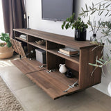 Comoda TV Aristo - Walnut, Nuc, 12x15x50 cm