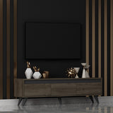 Comoda TV Century - Walnut, Nuc, 45x30x150 cm