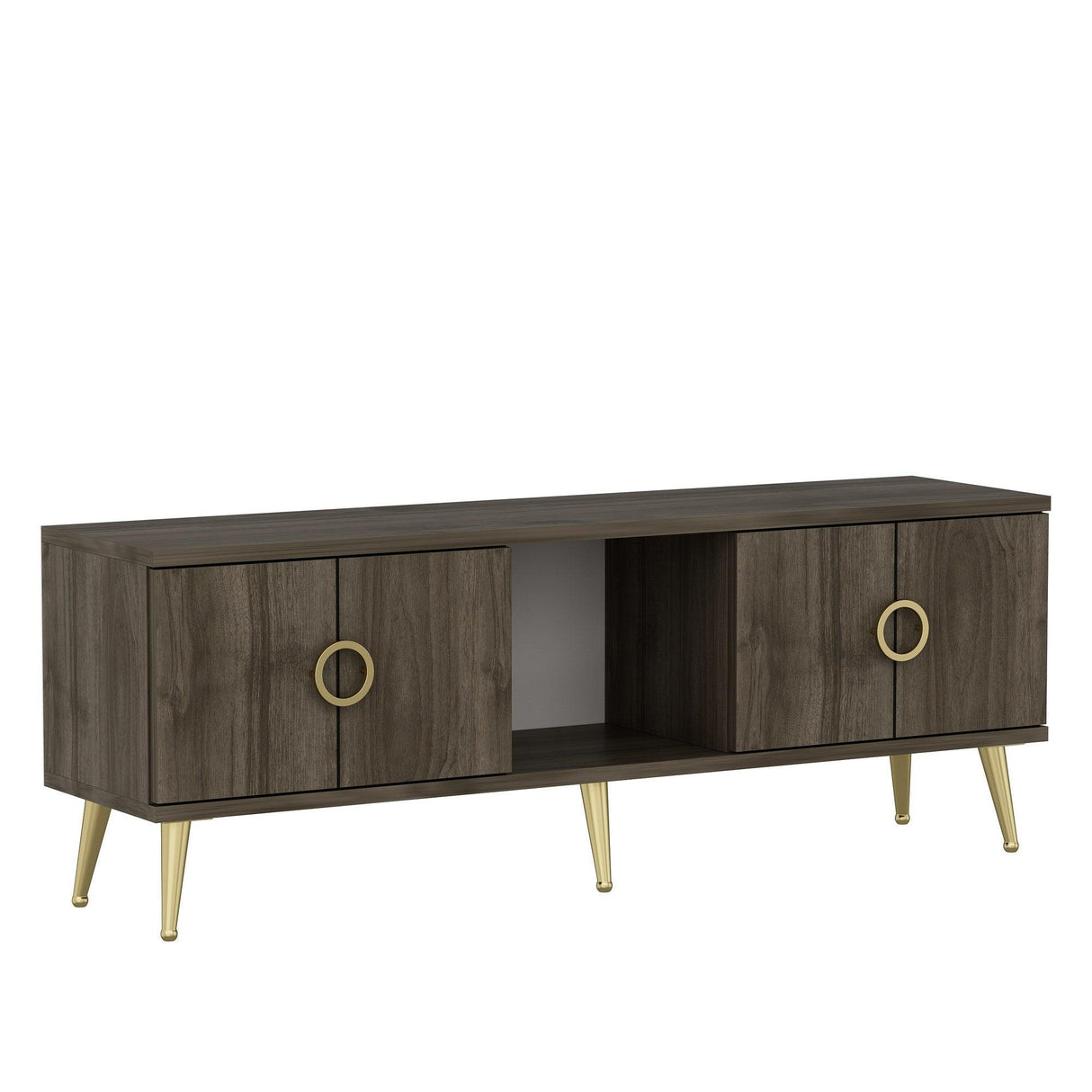 Comoda TV Cey - Walnut, Nuc, 45x30x120 cm