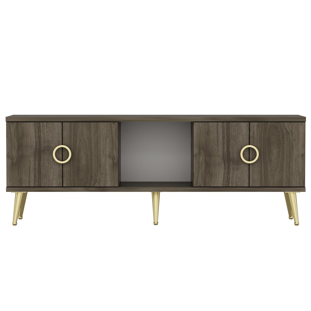 Comoda TV Cey - Walnut, Nuc, 45x30x120 cm