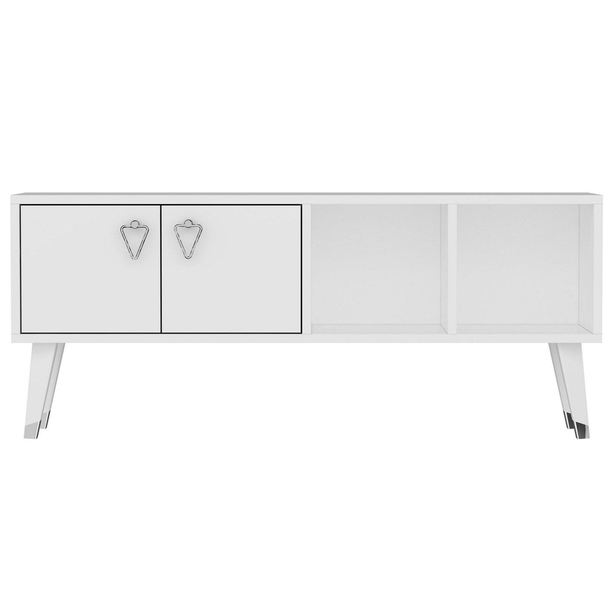 Comoda TV Crava - White, Alb, 50x30x120 cm