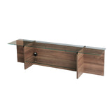 Comoda TV Escape - Walnut, Nuc, 35x40x158 cm