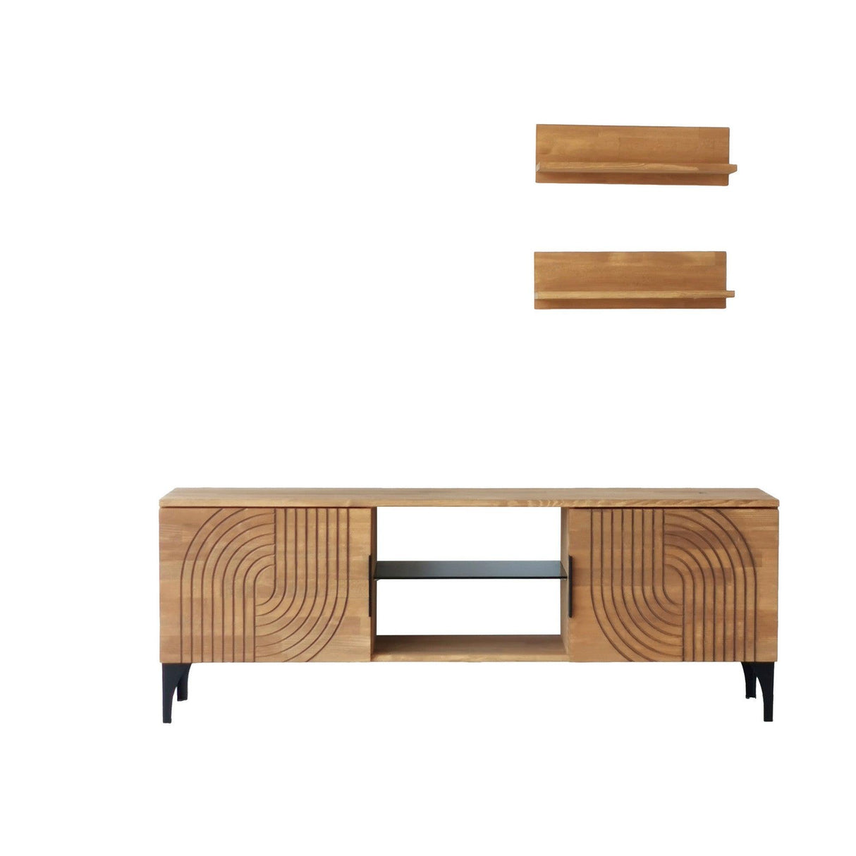 Comoda TV Lidya - Oak, Stejar, 40x30x150 cm