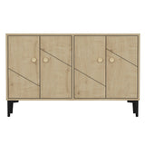 Comoda TV Myria - Sapphire Oak, Stejar, 75x30x120 cm