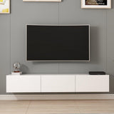 Comoda TV Rigel - White, Alb, 180x30x32 cm