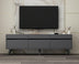 Comoda TV River - Anthracite, Gri, 48x30x150 cm