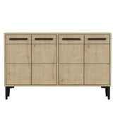 Comoda TV Stria - Sapphire Oak, Stejar, 75x30x120 cm