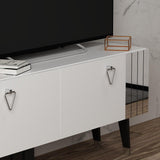 Comoda TV Tarab - White, Alb, 50x30x120 cm