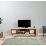 COMODA TV Truva -  TV Stand 1, Stejar Sonoma, 50x40x140 cm