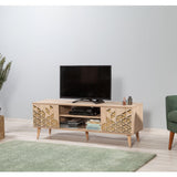 COMODA TV Truva -  TV Stand 1, Stejar Sonoma, 50x40x140 cm