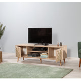 COMODA TV Truva -  TV Stand 1, Stejar Sonoma, 50x40x140 cm