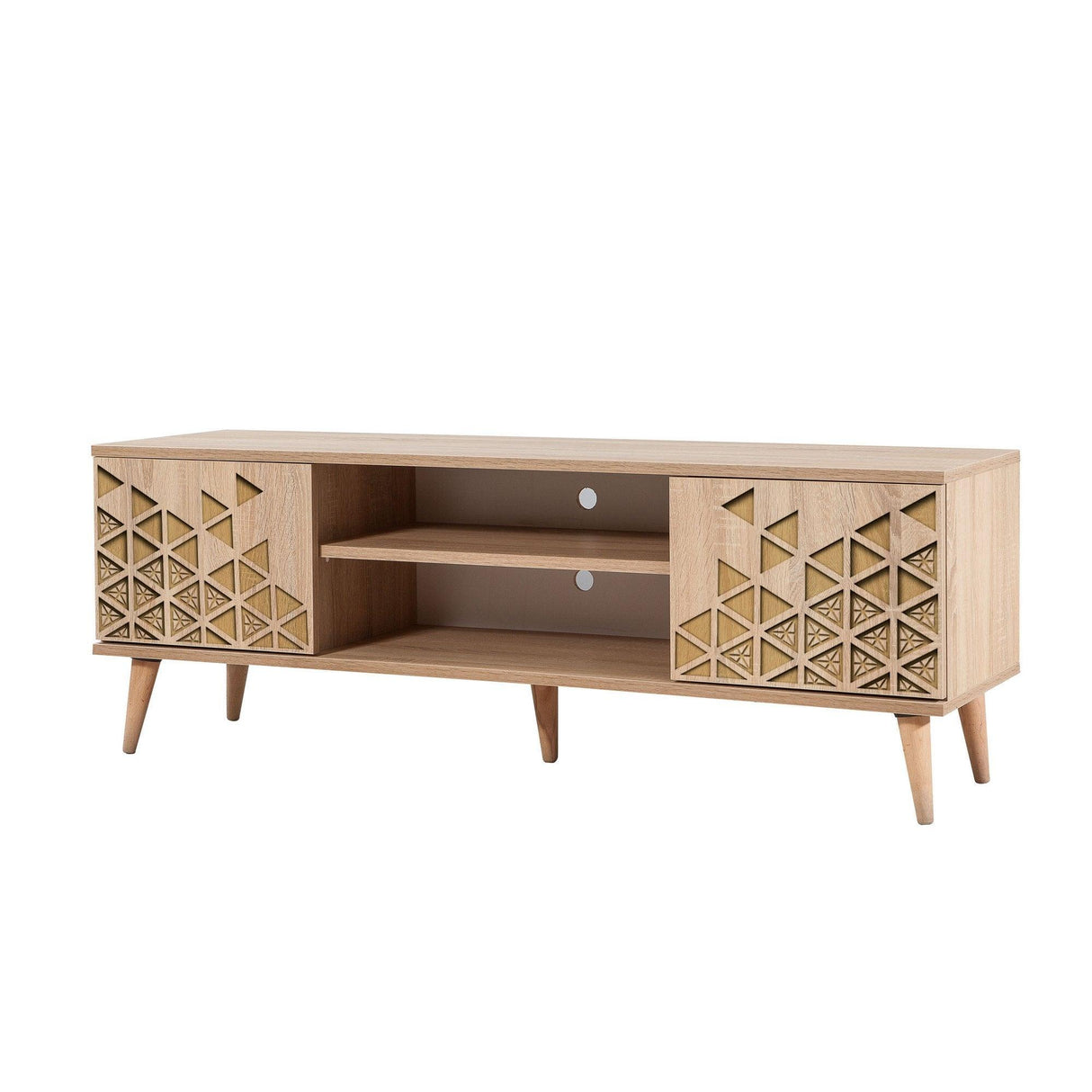 COMODA TV Truva -  TV Stand 1, Stejar Sonoma, 50x40x140 cm