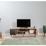 COMODA TV Truva -  TV Stand 13, Stejar Sonoma, 50x40x140 cm