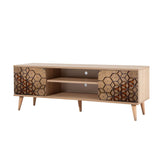 COMODA TV Truva -  TV Stand 14, Stejar Sonoma, 50x40x140 cm