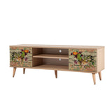 COMODA TV Truva -  TV Stand 17, Stejar Sonoma, 50x40x140 cm