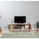 COMODA TV Truva -  TV Stand 4, Stejar Sonoma, 50x40x140 cm