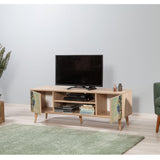 COMODA TV Truva -  TV Stand 4, Stejar Sonoma, 50x40x140 cm