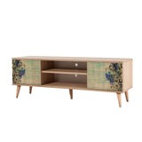 COMODA TV Truva -  TV Stand 4, Stejar Sonoma, 50x40x140 cm