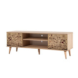 COMODA TV Truva -  TV Stand 7, Stejar Sonoma, 50x40x140 cm