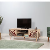 COMODA TV Truva -  TV Stand 9, Stejar Sonoma, 50x40x140 cm