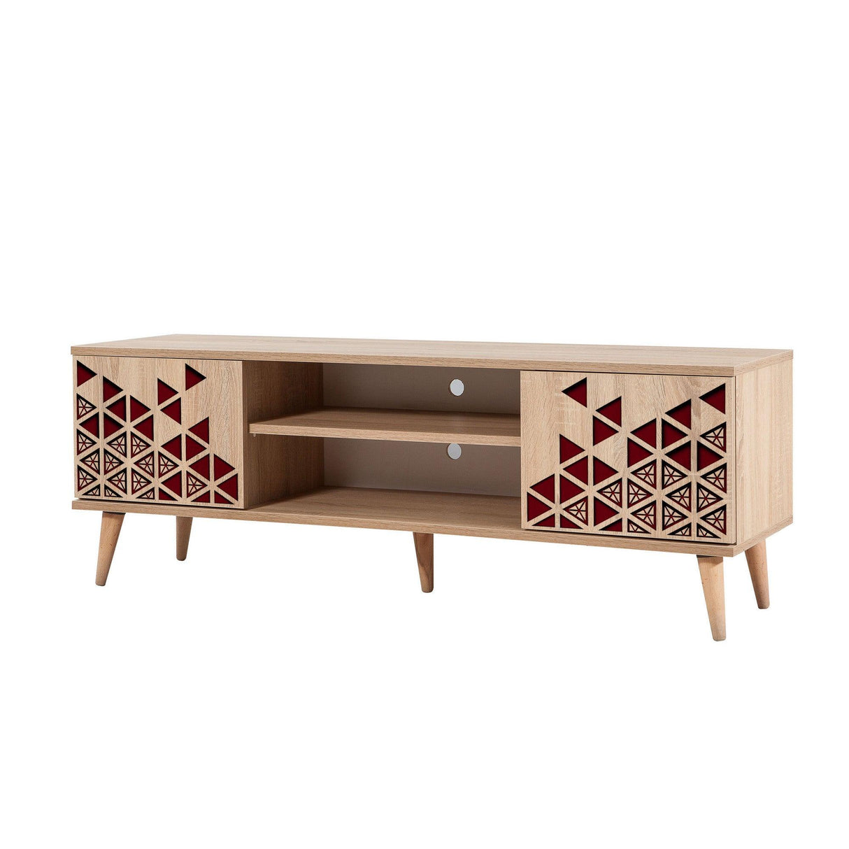 COMODA TV Truva -  TV Stand 9, Stejar Sonoma, 50x40x140 cm