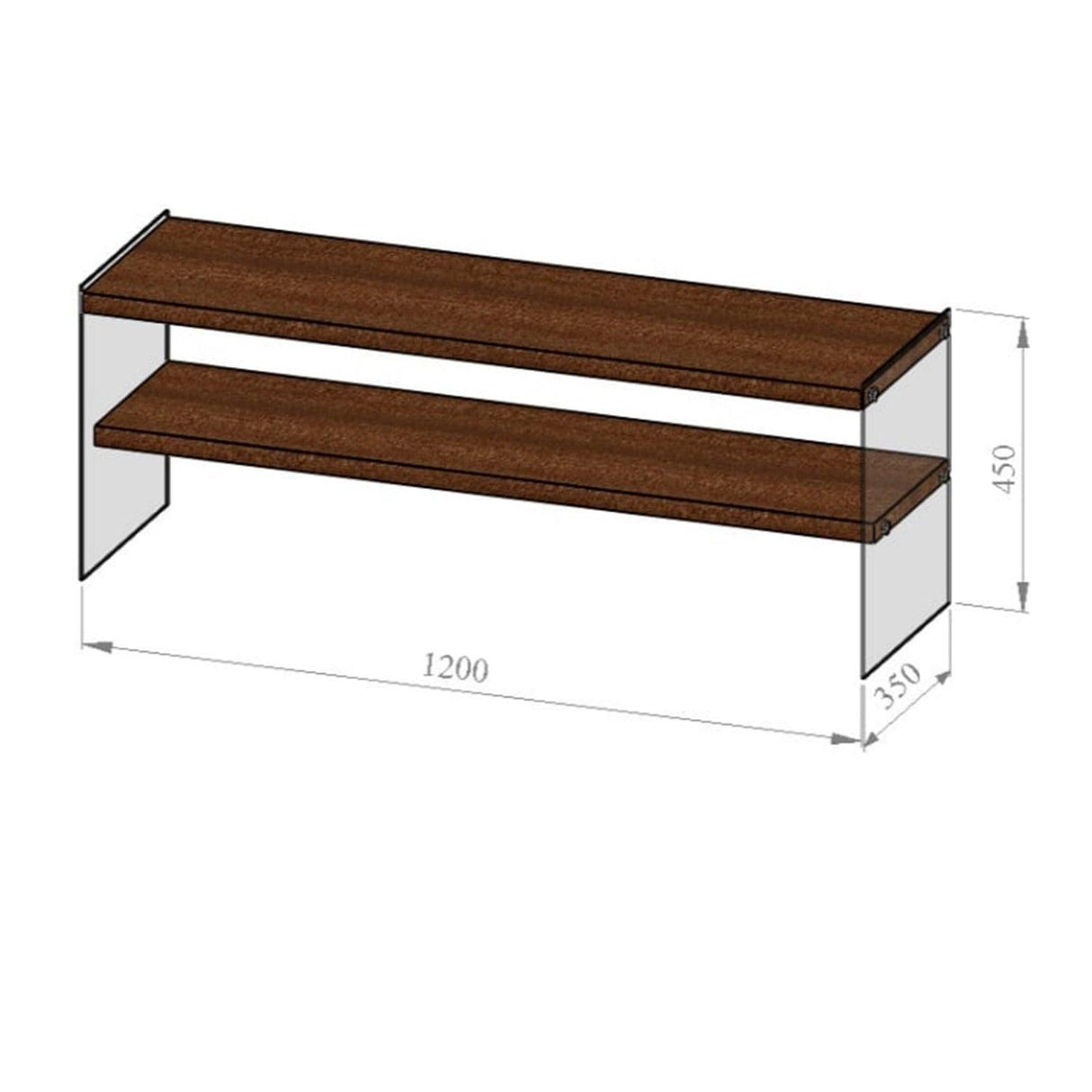 Comoda TV TV103, Nuc, 35x45x120 cm