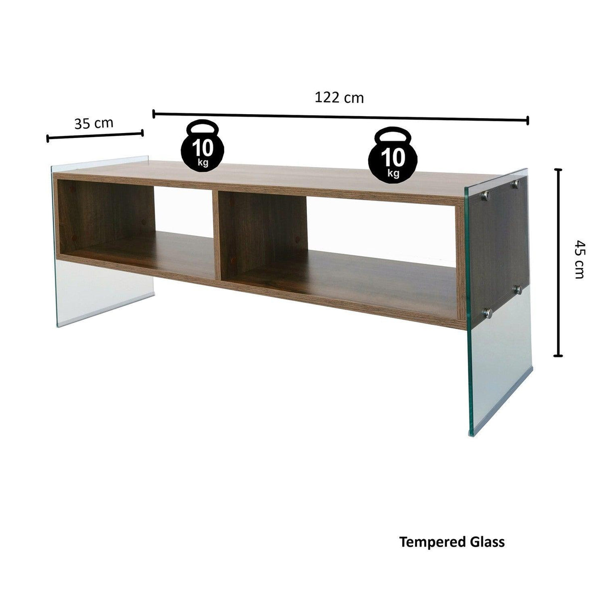 Comoda TV TV404, Nuc, 35x45x120 cm