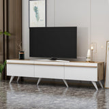 COMODA TV Valentina - White, Alb, 35x42x180 cm